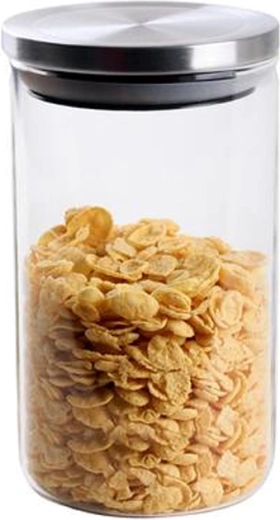 Staklena posuda s inox poklopcem TORO 950 ml od borosilikatnog stakla