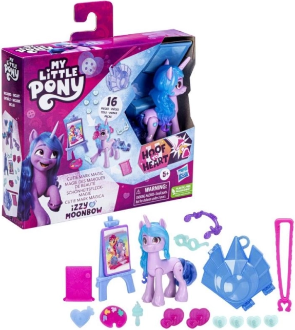 My Little Pony čarobni Cutie Mark – set s privjeskom i 8 cm pozirajućim ponijem