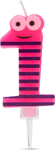 Number 1 Birthday Candle