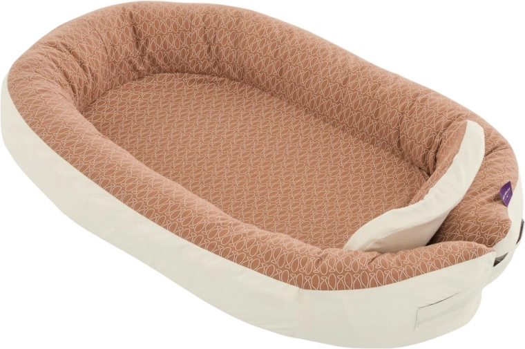 Träumeland baby nest Comfort Fische brown