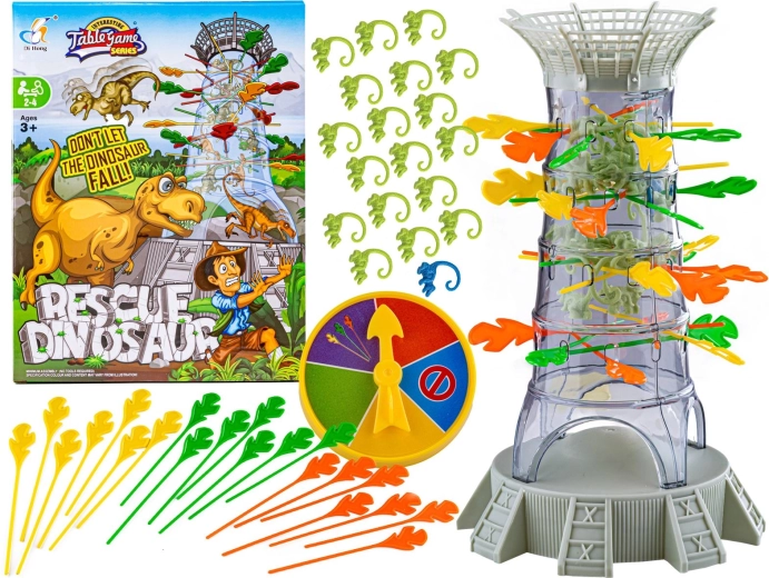 Family game: Falling Dinosaurs