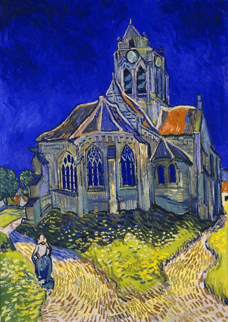 Slagalica Vincent van Gogh – Crkva u Auvers-sur-Oiseu 1000 dijelova