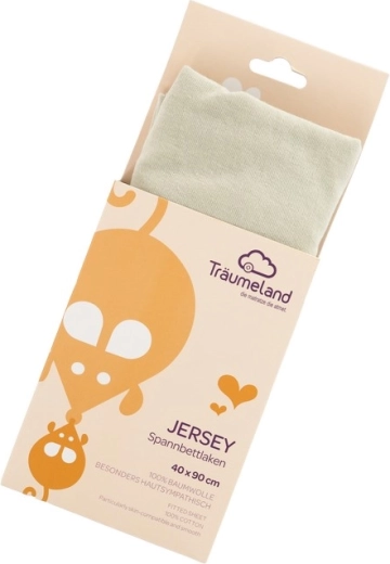 Träumeland jersey napeta plahta 40 × 90 cm desert sage