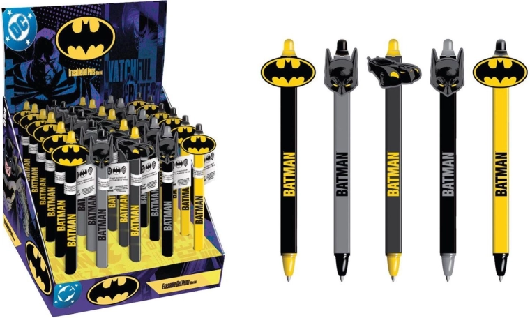 Gumirajuća olovka Batman s 3D topperom 11 cm