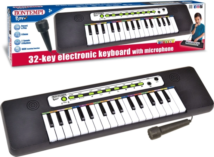 Bontempi electronic keyboard with microphone and 32 keys
