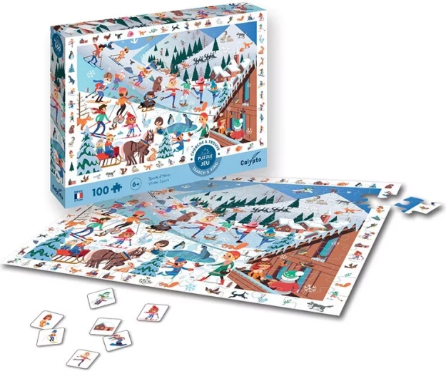 Sentosphere puzzle zimski sportovi 100 dijelova