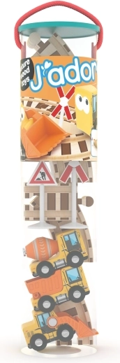 Igraći set s tračnicama i građevinskim strojevima 15 kom