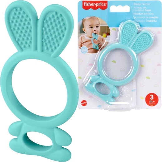 Fisher-Price mekana grickalica za bebe – plavi zečić