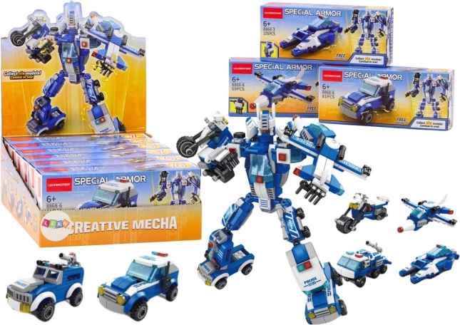 Policijski automobili Motorni čamac Zrakoplov Policija Građevne cigle MIX