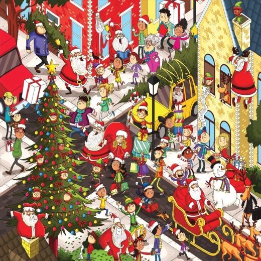 YAZZ puzzle božićna ulica 1023 dijela