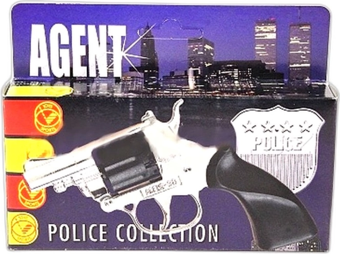 Srebrni kolt na kapisle Agent 38 (8 hitaca) - 1 komad