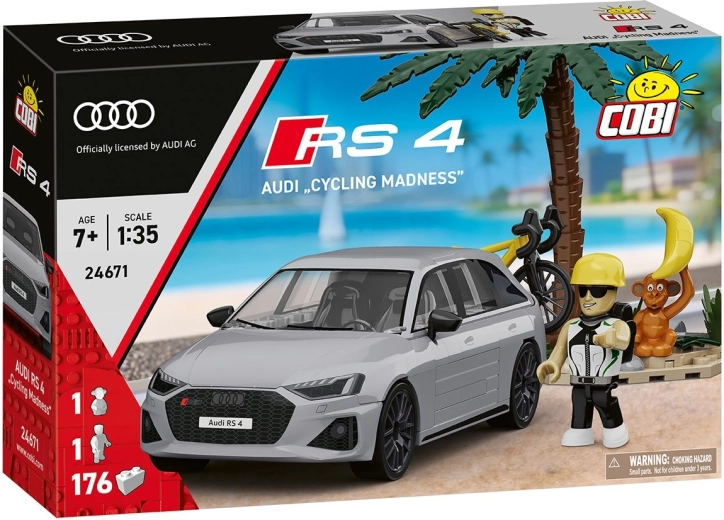 COBI Audi RS4 Cycling Madness Building Set in 1:35 Scale