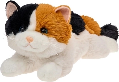 Cat decoration in brown-black finish