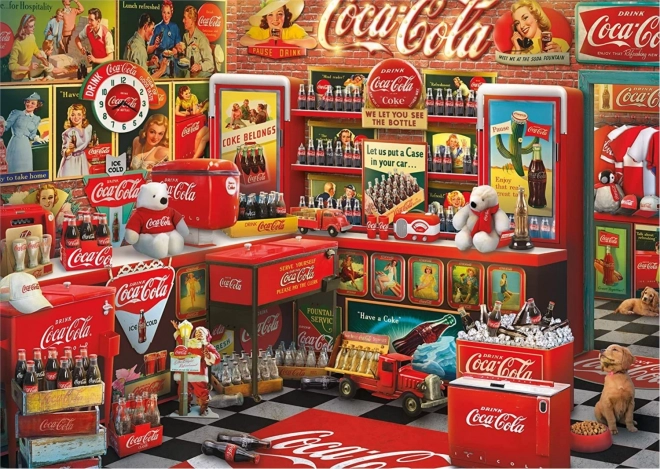 Puzzle SCHMIDT Coca-Cola – nostalgična trgovina, 1000 dijelova