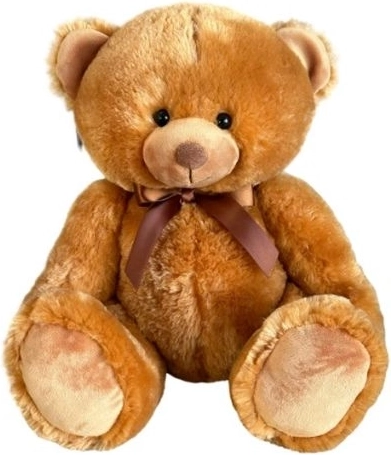 Brown plush teddy bear 30 cm - 1 piece