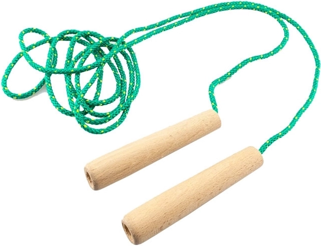 Kvalitetno uže za preskakanje 2 m s drvenim ručkama
