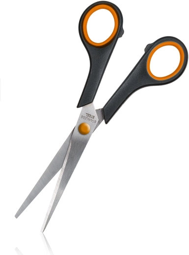 Nehrđajuće škare 17 cm narančasto-crne