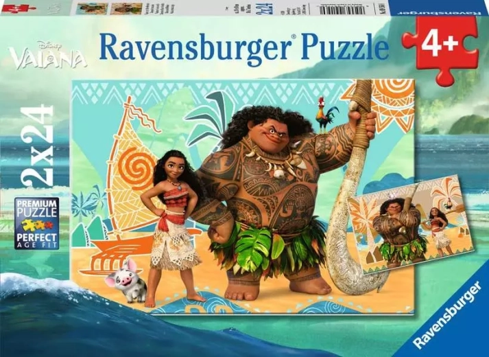 Ravensburger puzzle Brave Moana: Friends 2x24 pieces