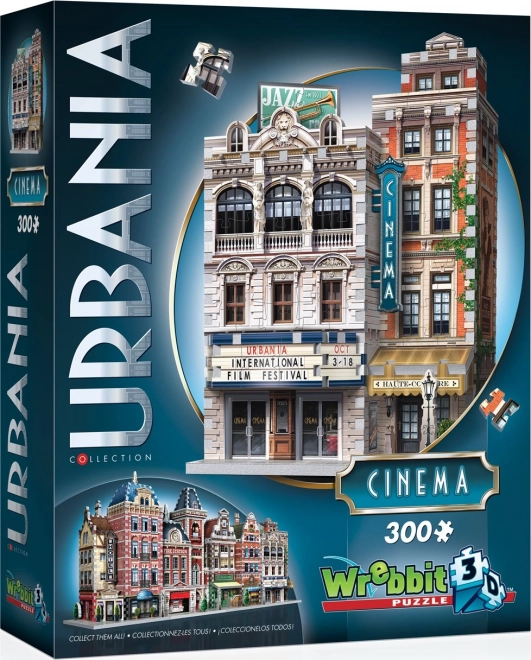 WREBBIT 3D puzzle Urbania: kino, 300 dijelova