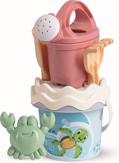 Androni reciklirani pastelni set za pijesak s kanticom za zalijevanje – mali, ocean