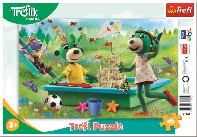 Puzzle Treflíći 15 dijelova za djecu
