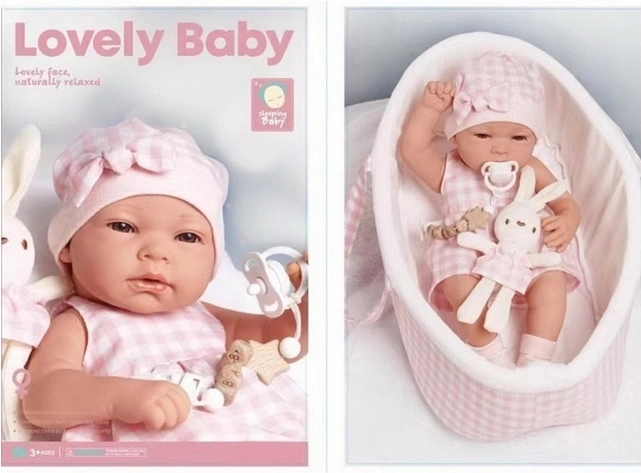 Bobas Doll 38 cm with Carrier