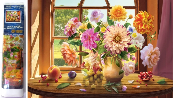 Norimpex dijamantno slikanje Ljetni buket 30x40 cm