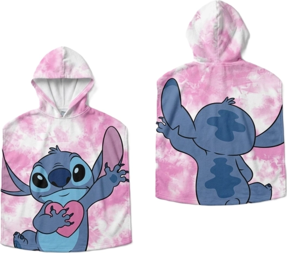 Dječji pončo s kapuljačom Disney Lilo i Stitch