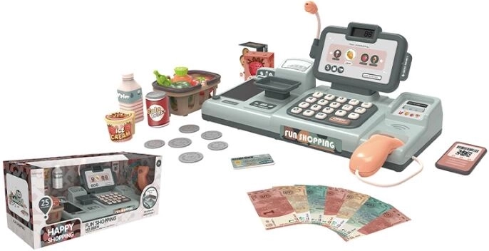 Blagajna sa skenerom i zvukovima, 25 dijelova