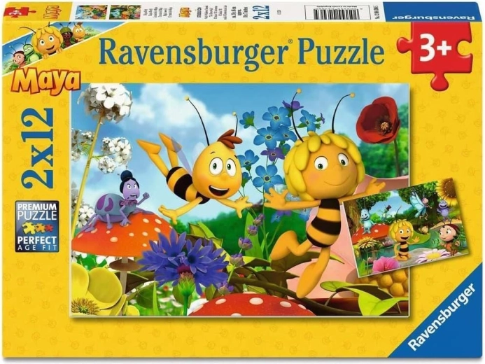 Ravensburger puzzle Svijet Pčelice Maje 2x12 dijelova