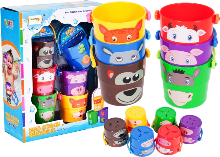 Set čašica i kantica za kupanje, 6 kom