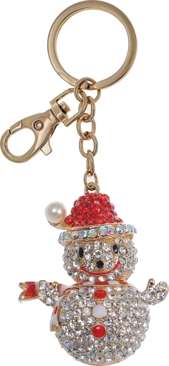 Privjesak za ključeve zlatni Snjegović