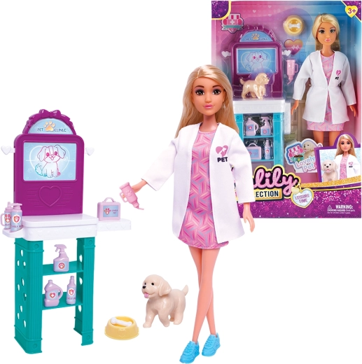 Lutka veterinarica sa štencićem i dodacima