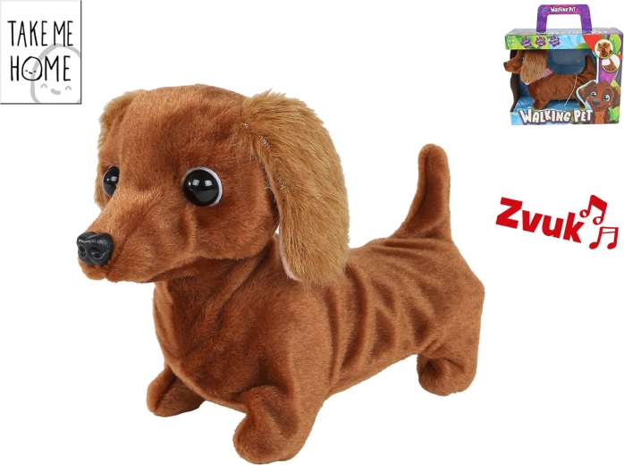 Plišani jazavčar Take Me Home – interaktivna igračka za djecu