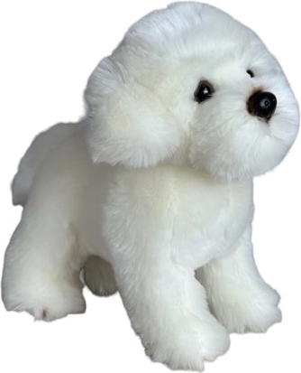 Standing Plush Maltese Dog 30 cm
