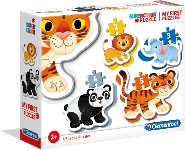 My First Puzzle Safari 4-in-1 (2–5 pieces) CLEMENTONI