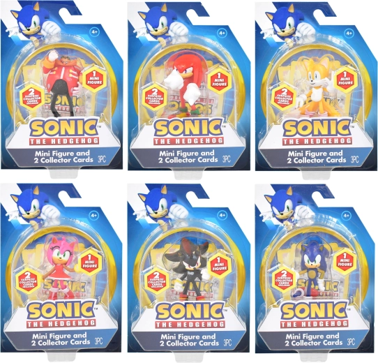 Sonic mini figurica s 2 kolekcionarske karte