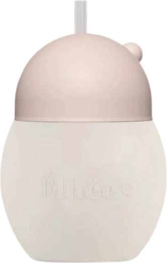 Élhée učna čaša sa slamkom Coconut 240 ml Sand Nude - 1 komad