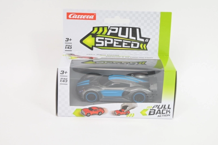 Carrera Pull Speed hyperautomobil 1:43 antracitno plavi