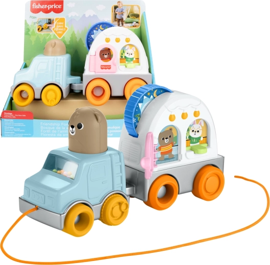 Fisher-Price edukativni kamper na povlačenje za bebe