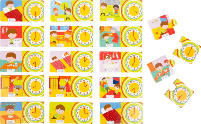 Small Foot Drvene puzzle Sat