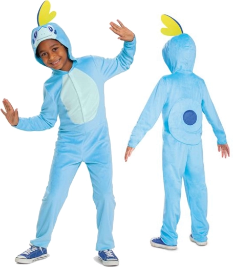 Dječji kostim POKEMON Sobble kigurumi, plavi onesie 126–136 cm (7–8 godina)