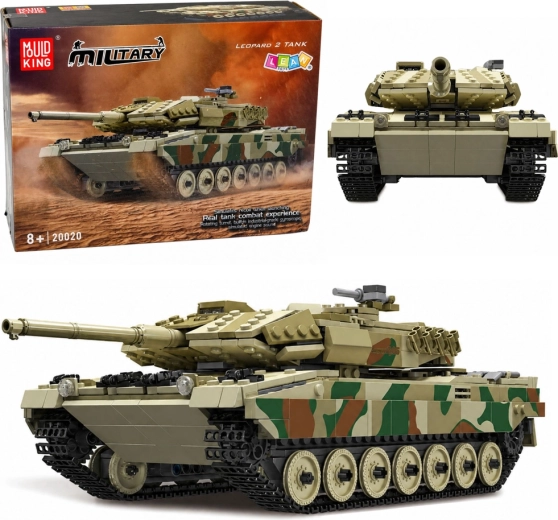 RC građevinski set – tenk Leopard na daljinsko upravljanje (1100 dijelova)