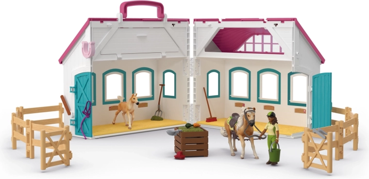 Schleich Horse Club sklopiva štala uz jezero Little Horseshoe