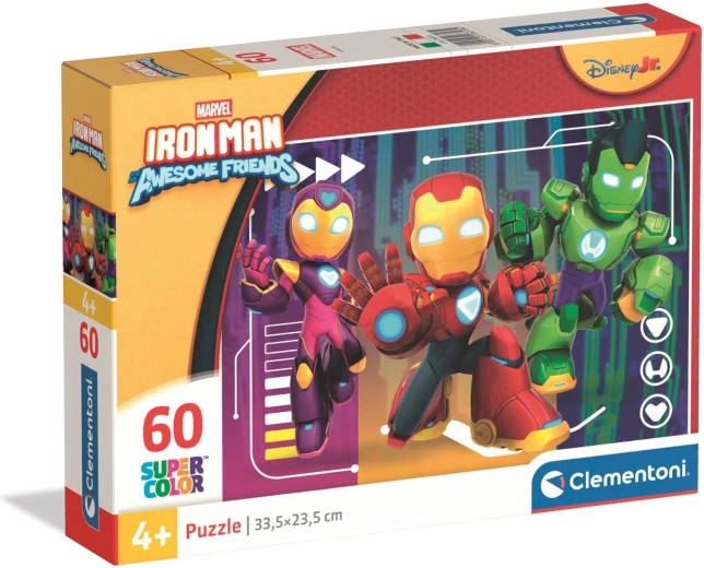 Puzzle Iron Man i nevjerojatni prijatelji 60 dijelova CLEMENTONI