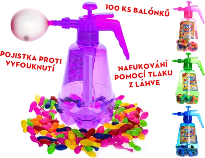 Vodne bombe s punjačem – set od 100 balona za ljetnu zabavu