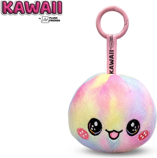 Plush Friends Kawaii rainbow plush keychain pendant Bao dumpling 8 cm