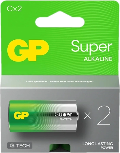 Alkalne baterije C LR14 GP Super, 2 kom