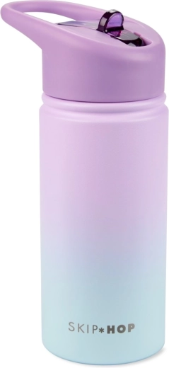 Skip Hop inox boca sa slamkom Wander ombre ljubičasta 450 ml