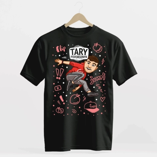 Tary Povoroznyk T-shirt drink peach